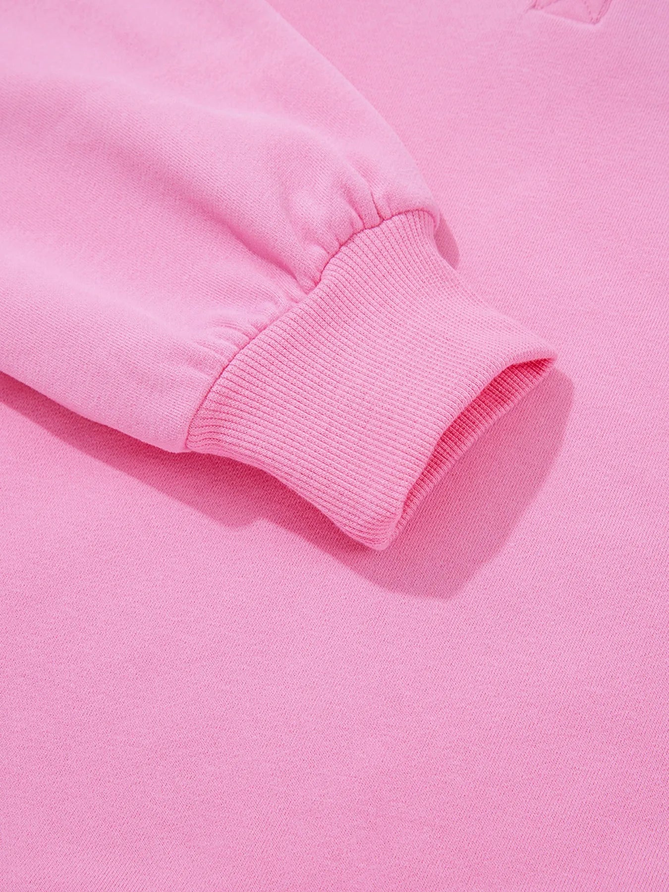 Eyelet Lace Detail Snap Down Sweatshirt