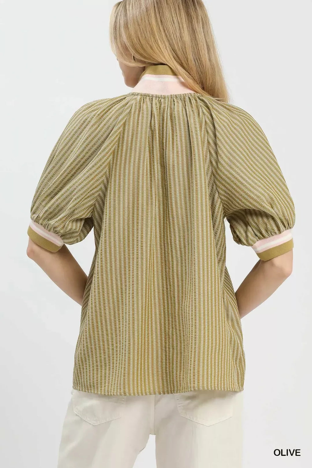 Umgee Botanical Print Blouse
