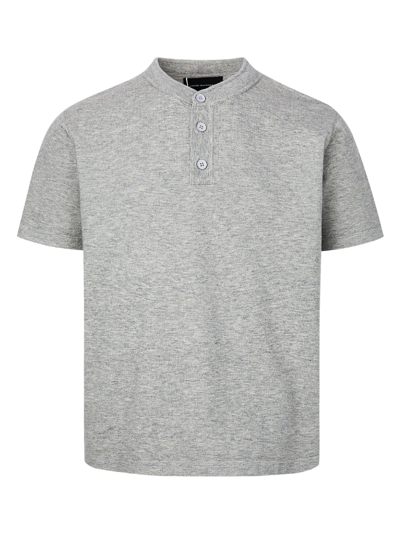 Men's Casual Button Detail Short Sleeve T-Shirt