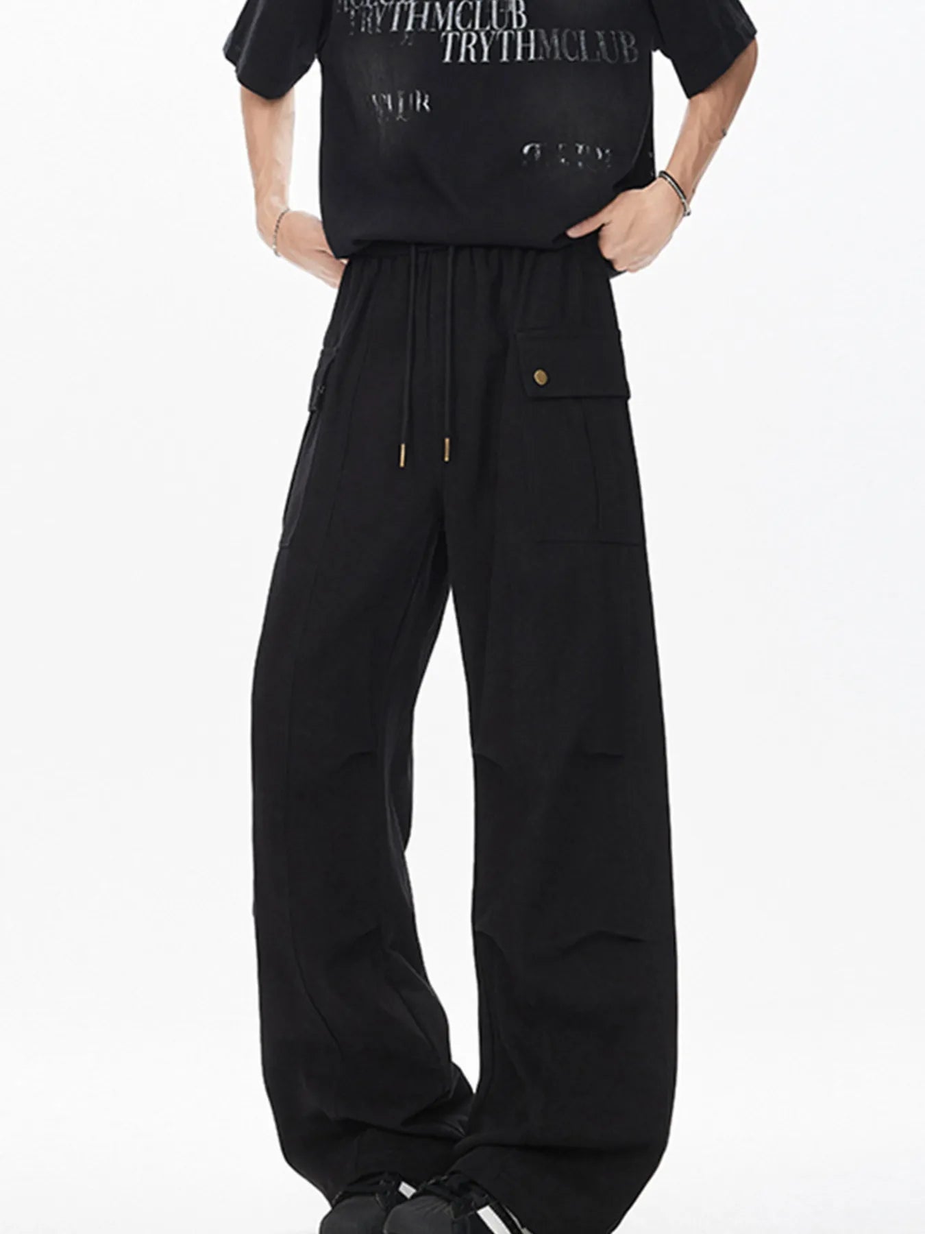 Men's Drawstring Cargo Pants