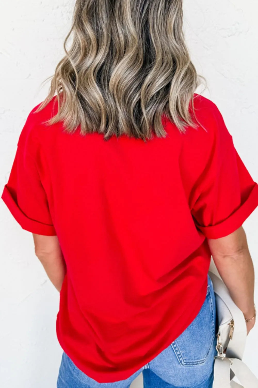 Patriotic USA Bow Graphic T-Shirt