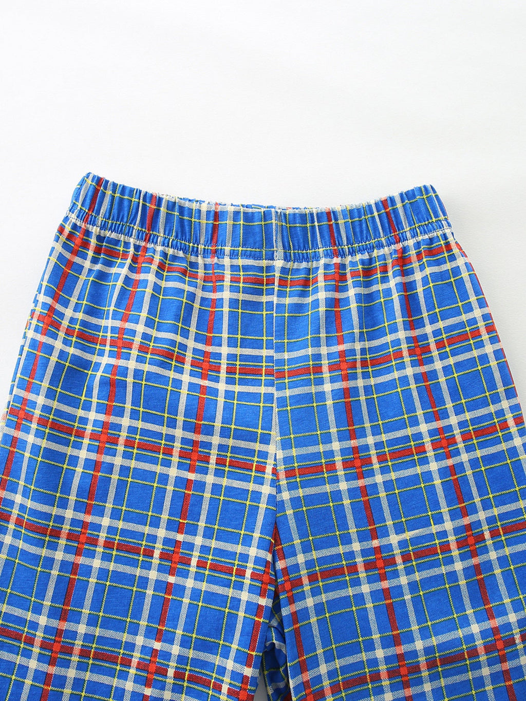 Children's Airplane Graphic Tee & Plaid Shorts Set