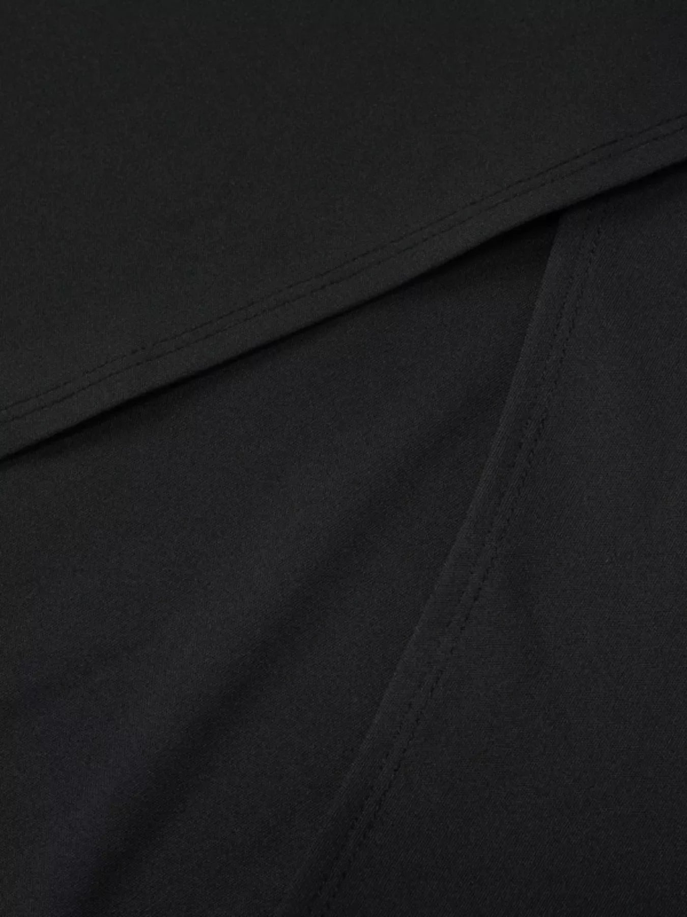 Ruched High-Slit Maxi Dress