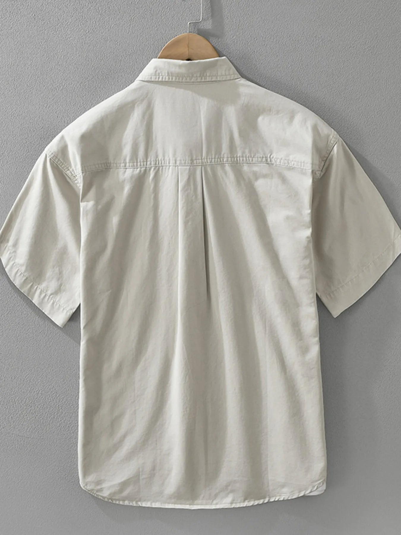 Men's Plus Size Button Up Short Sleeve Shirt