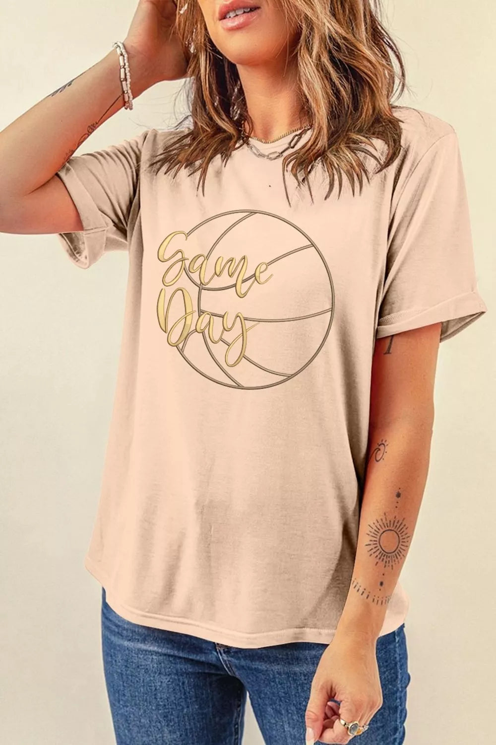 Game Day Basketball Graphic Tee