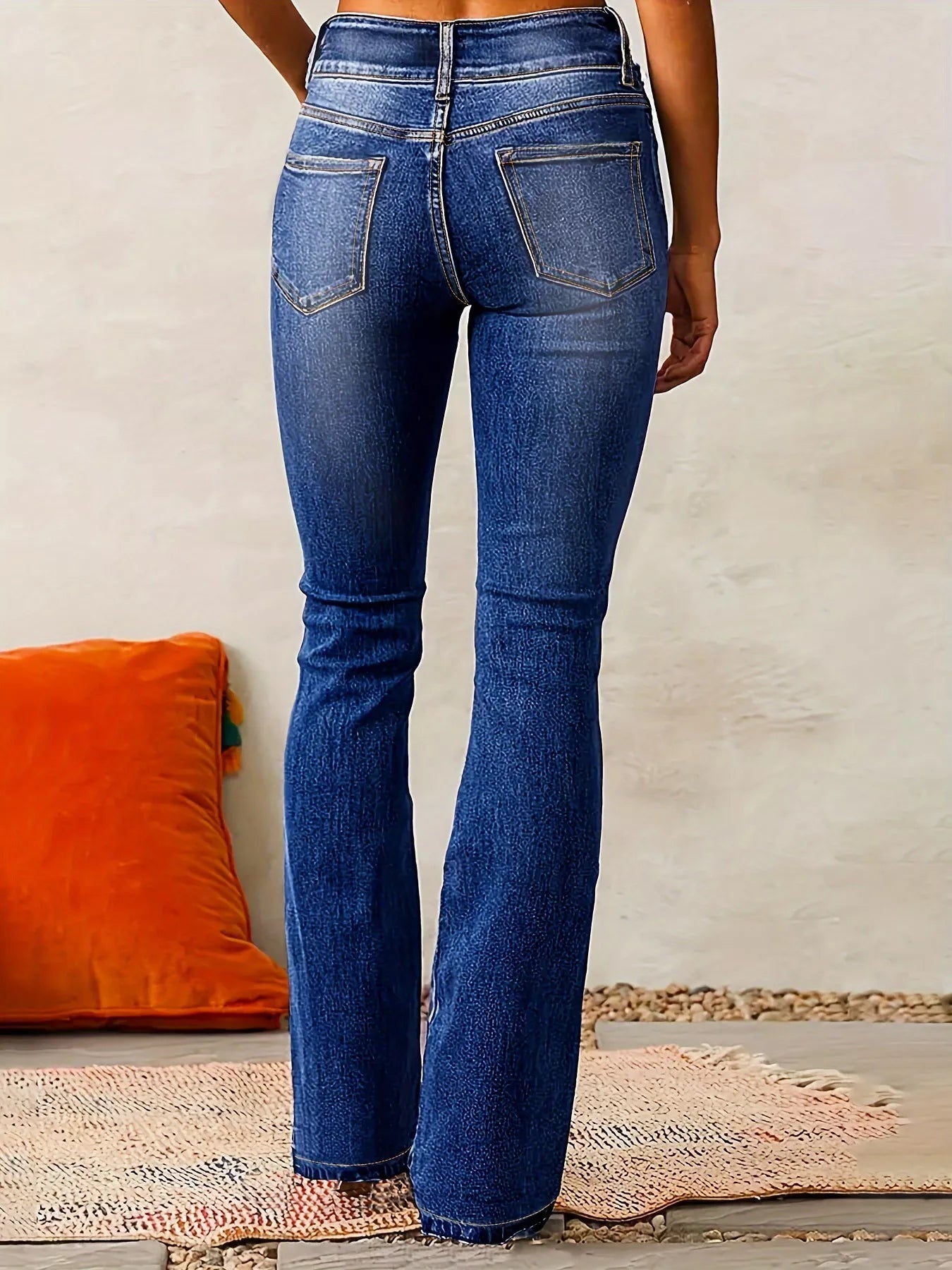 High-Waisted Flare Jeans