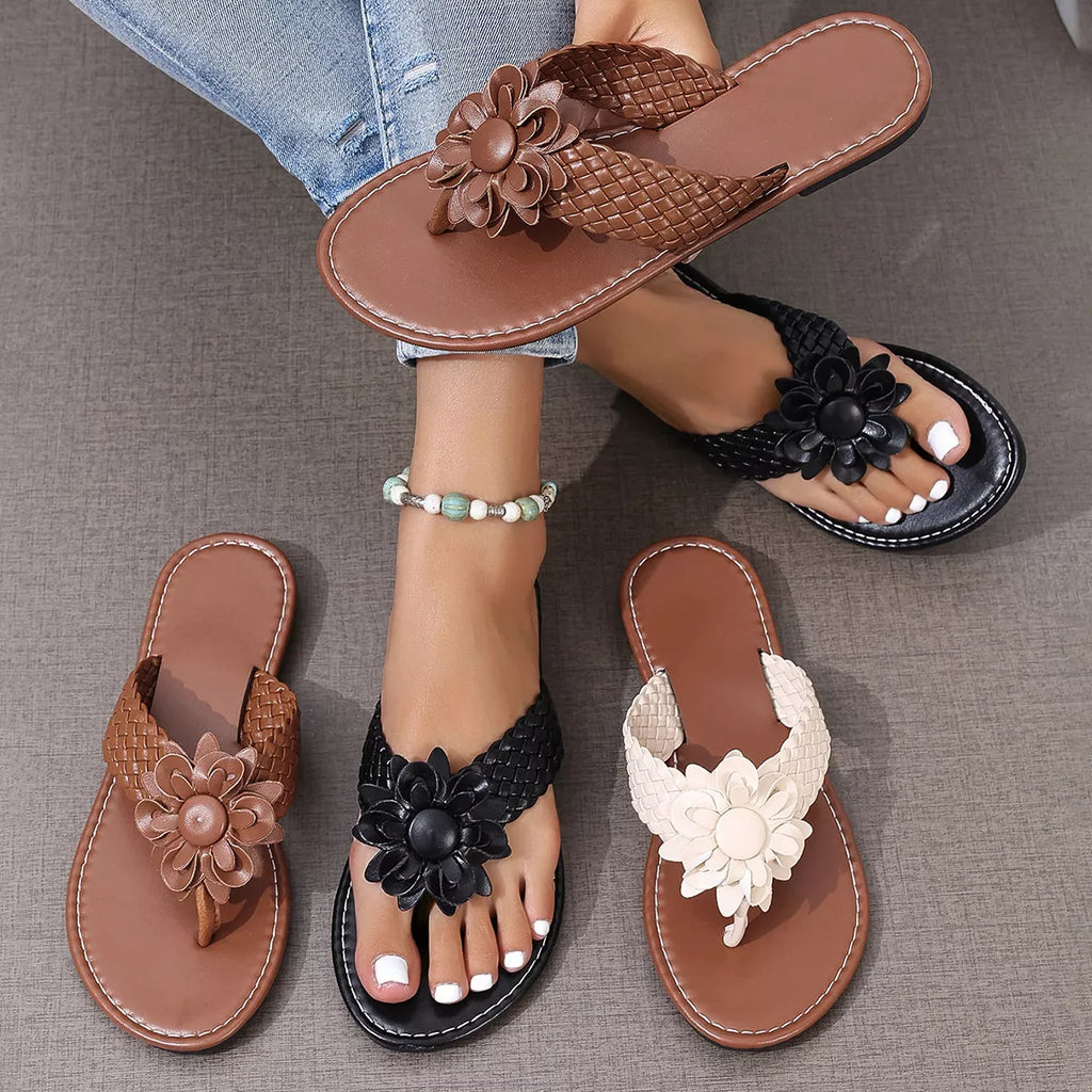Flower Toe Post Sandals