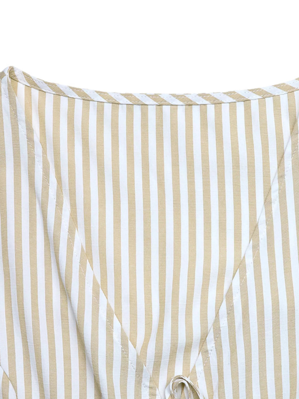 Striped Vest & Wide Leg Pants Set