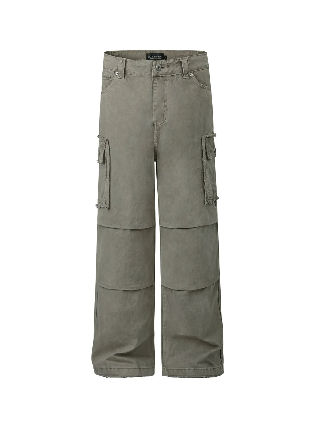 Men's Wide Leg Cargo Pants with Multi-Pockets