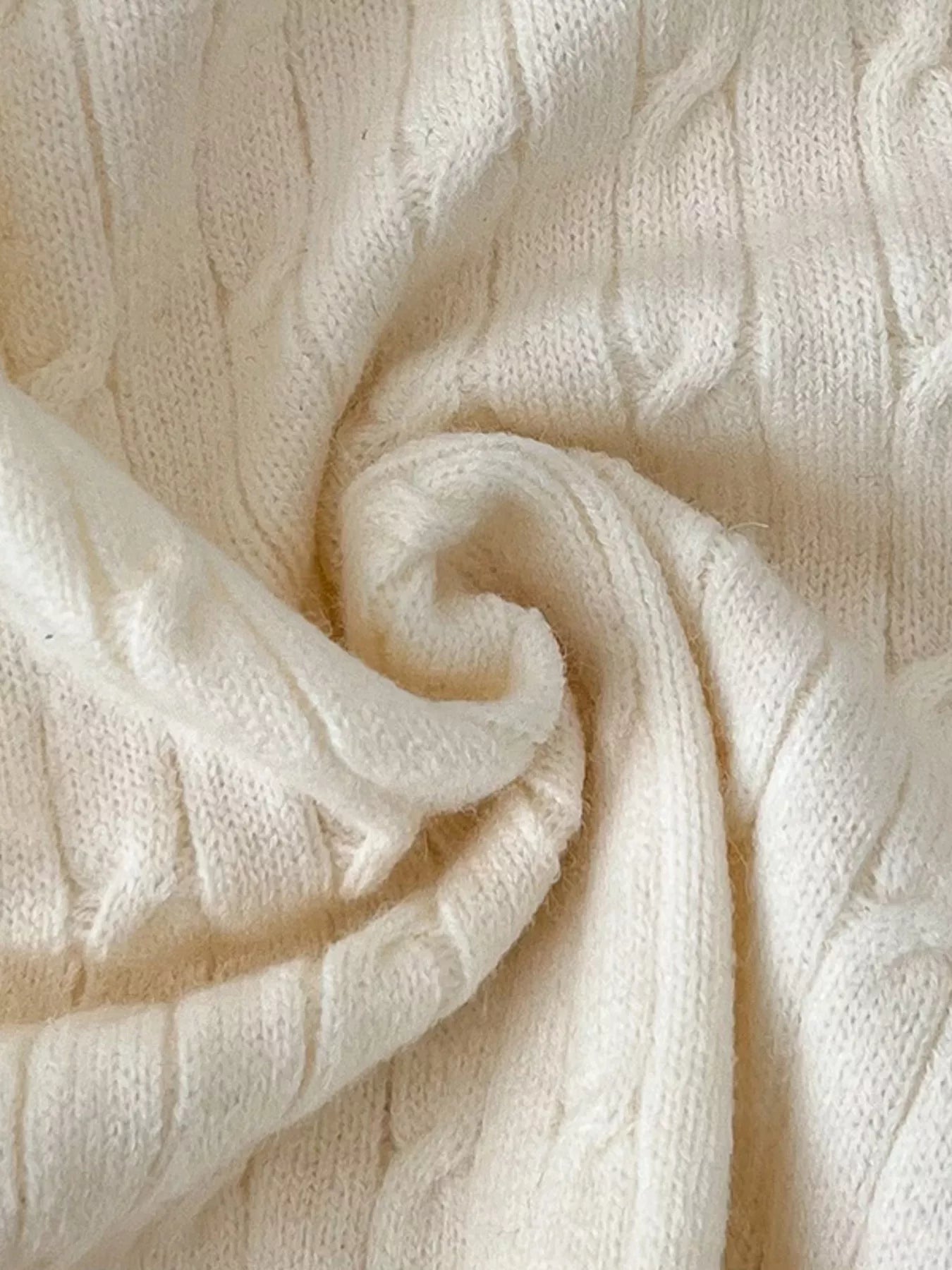 Texture Knit Button Down Cardigan