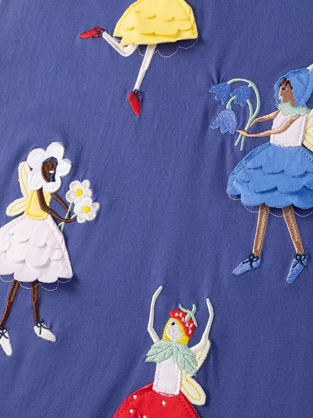 Children's Fairy Embroidered Casual Dress