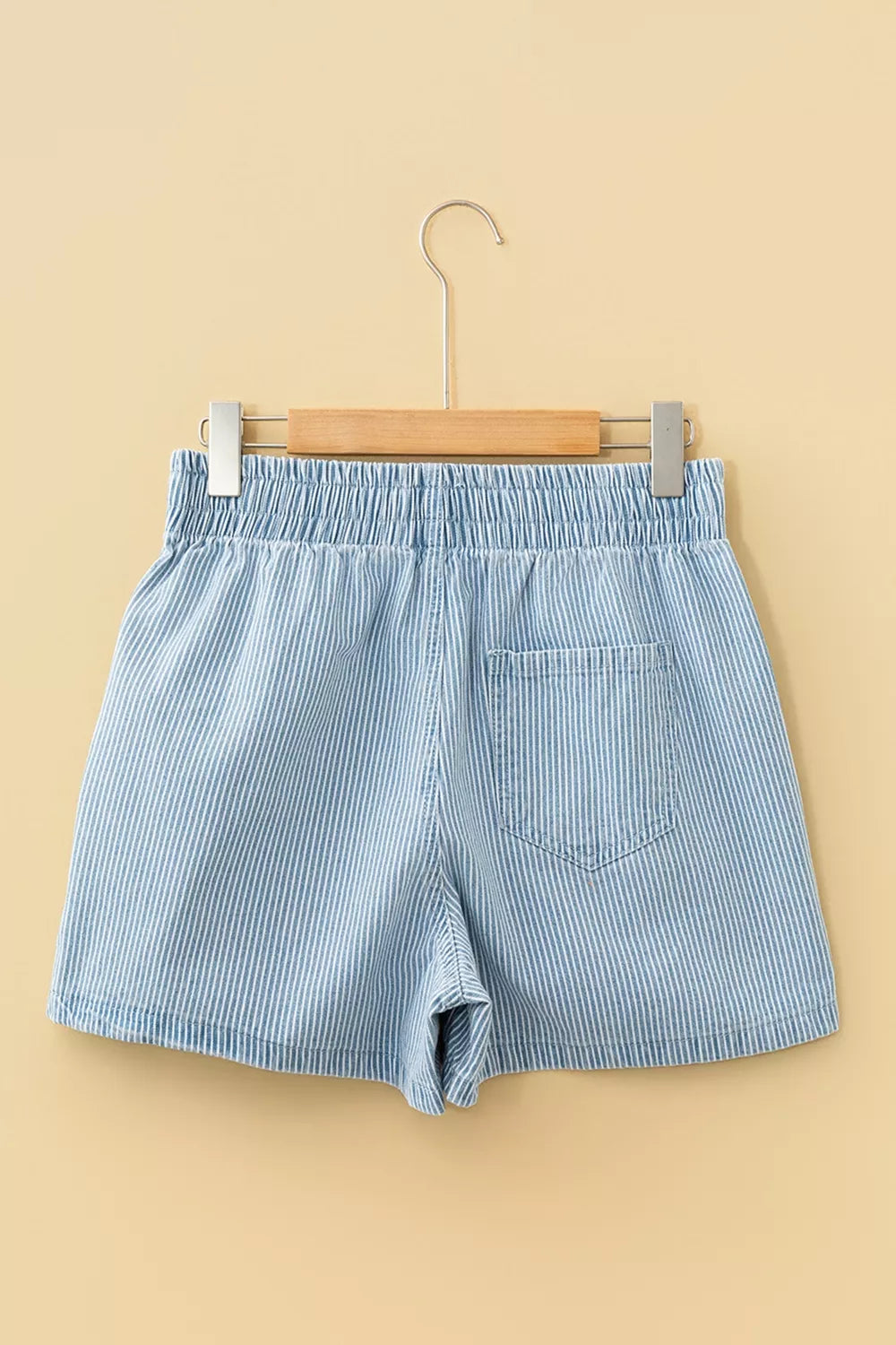 Drawstring Striped Shorts