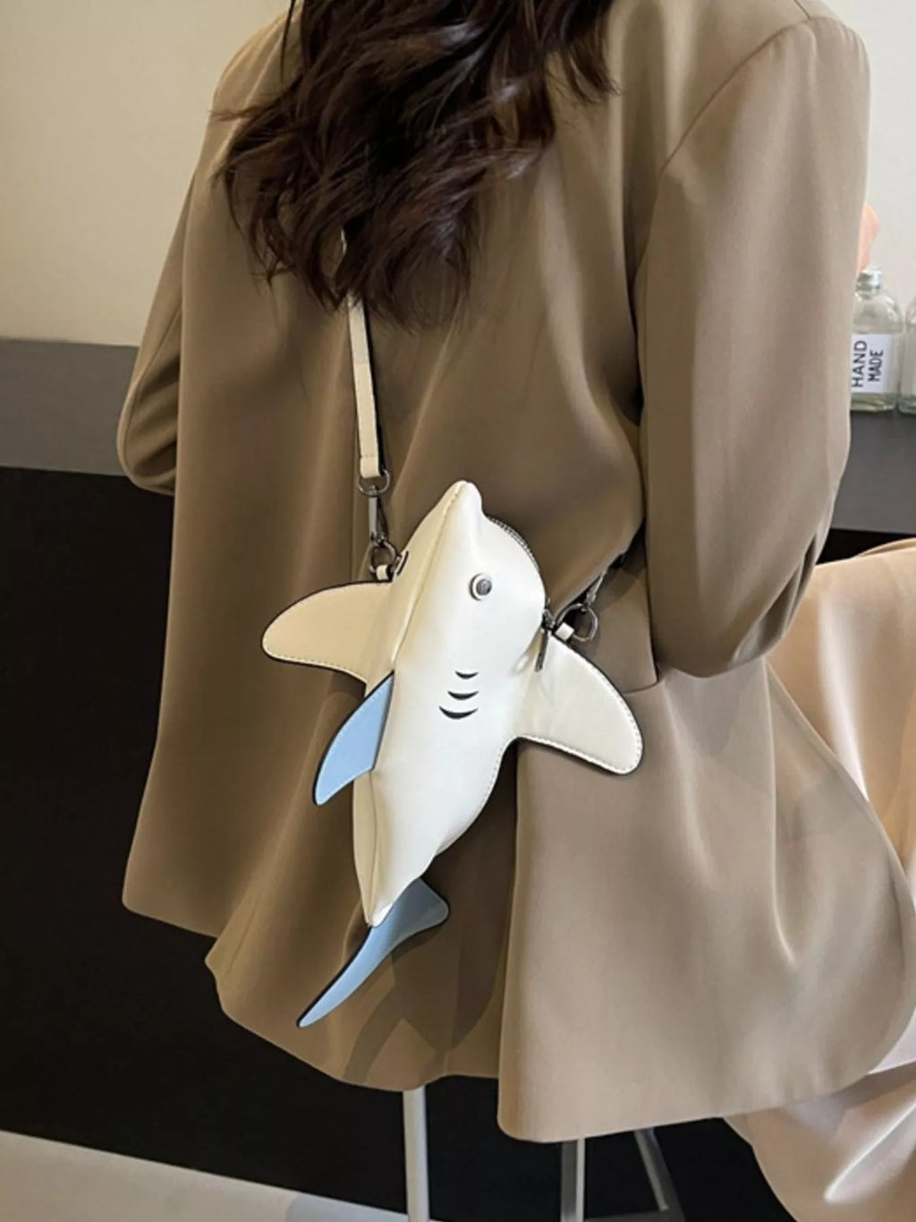 Shark Design Crossbody Bag
