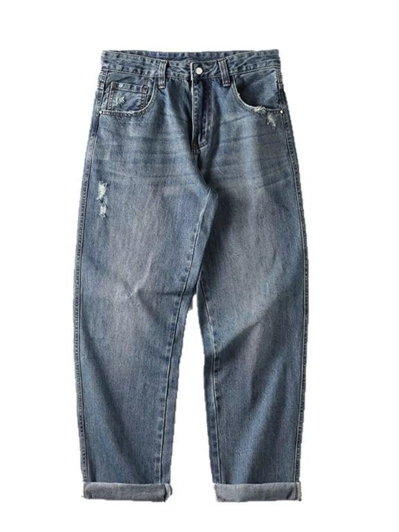Men's Relaxed Fit Wash Jeans