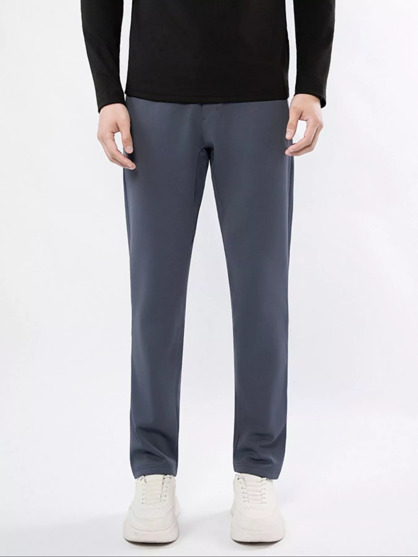 Men's Plus Size Casual Straight-Leg Pants