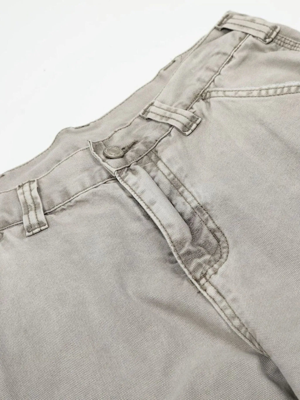 Men's Washed Wide Leg Cargo Jeans with Multiple Pockets