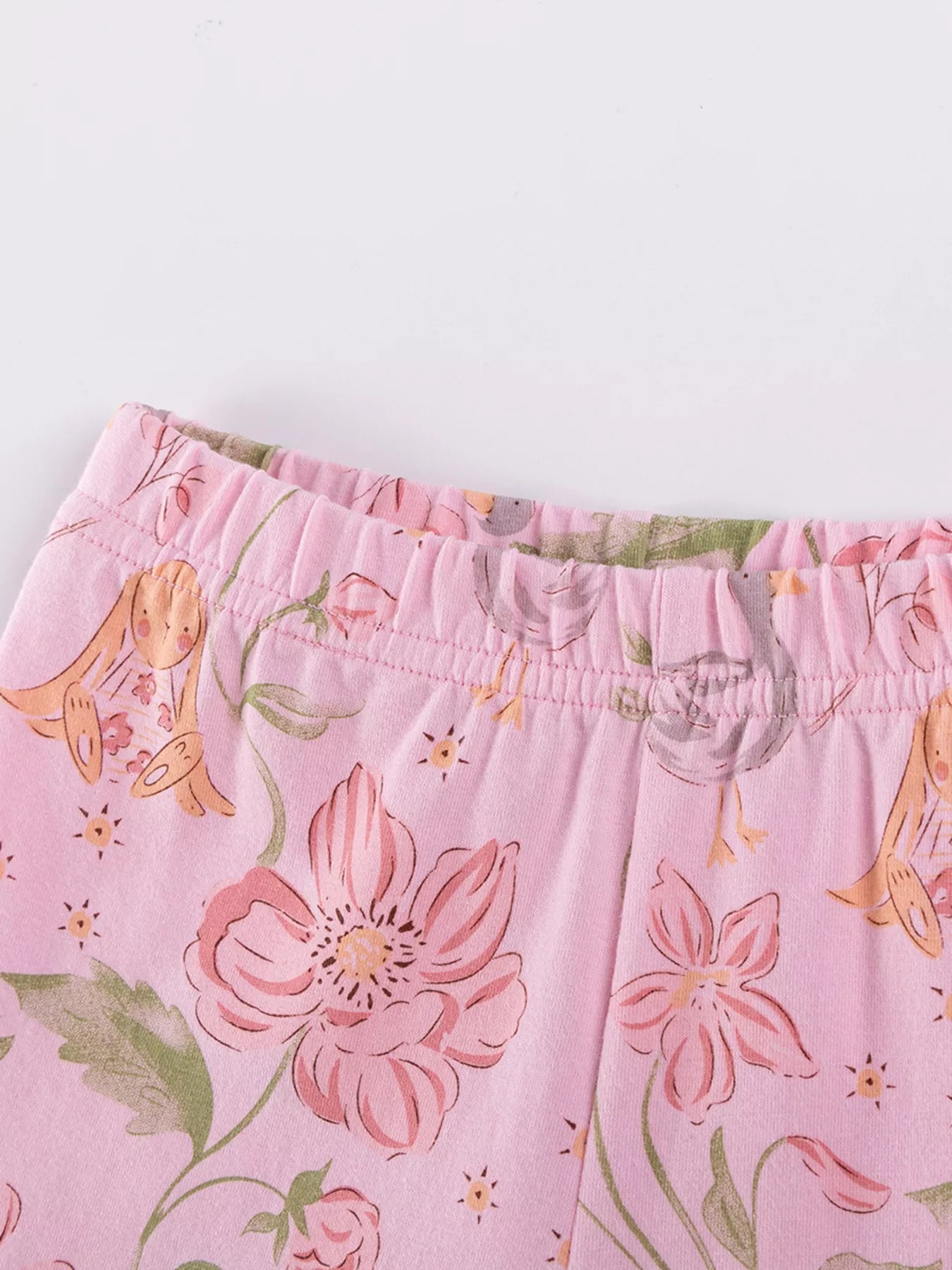 Children's Bunny Short Sleeve Tee and Shorts Set