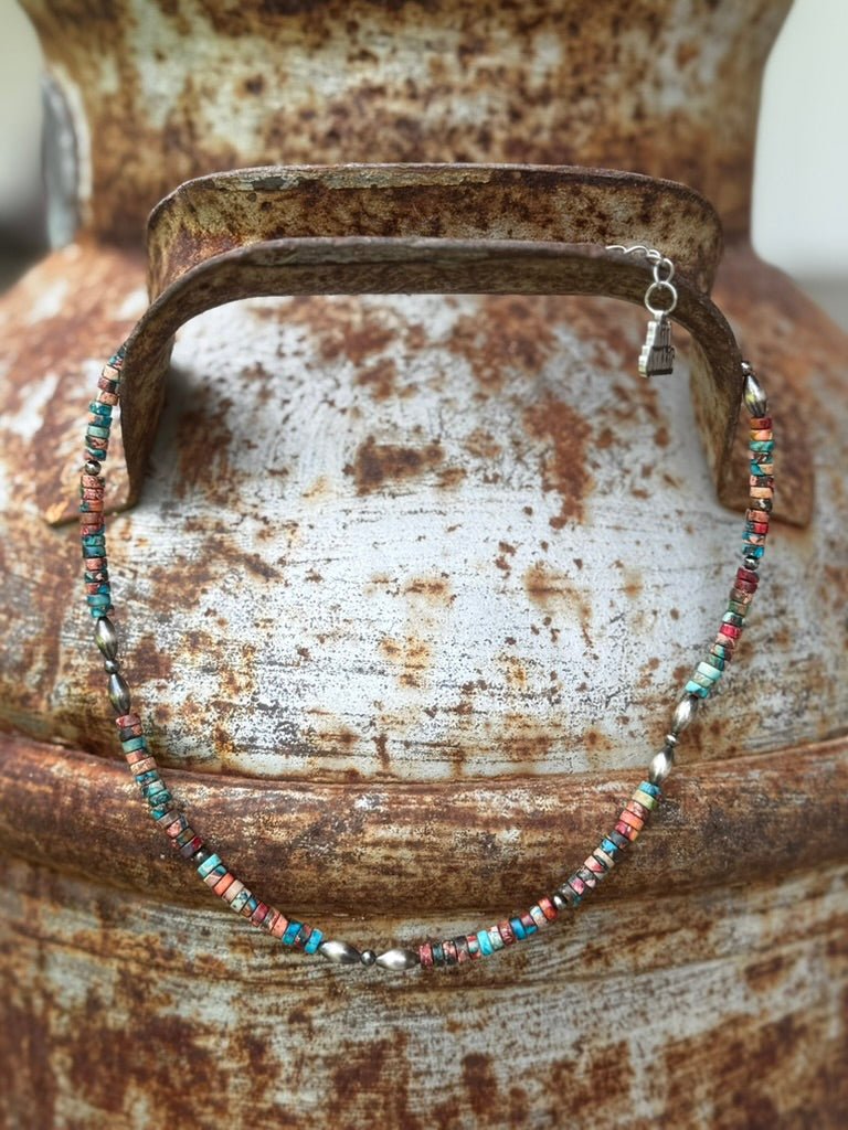 Canyon Clay Turquoise Beaded Necklace