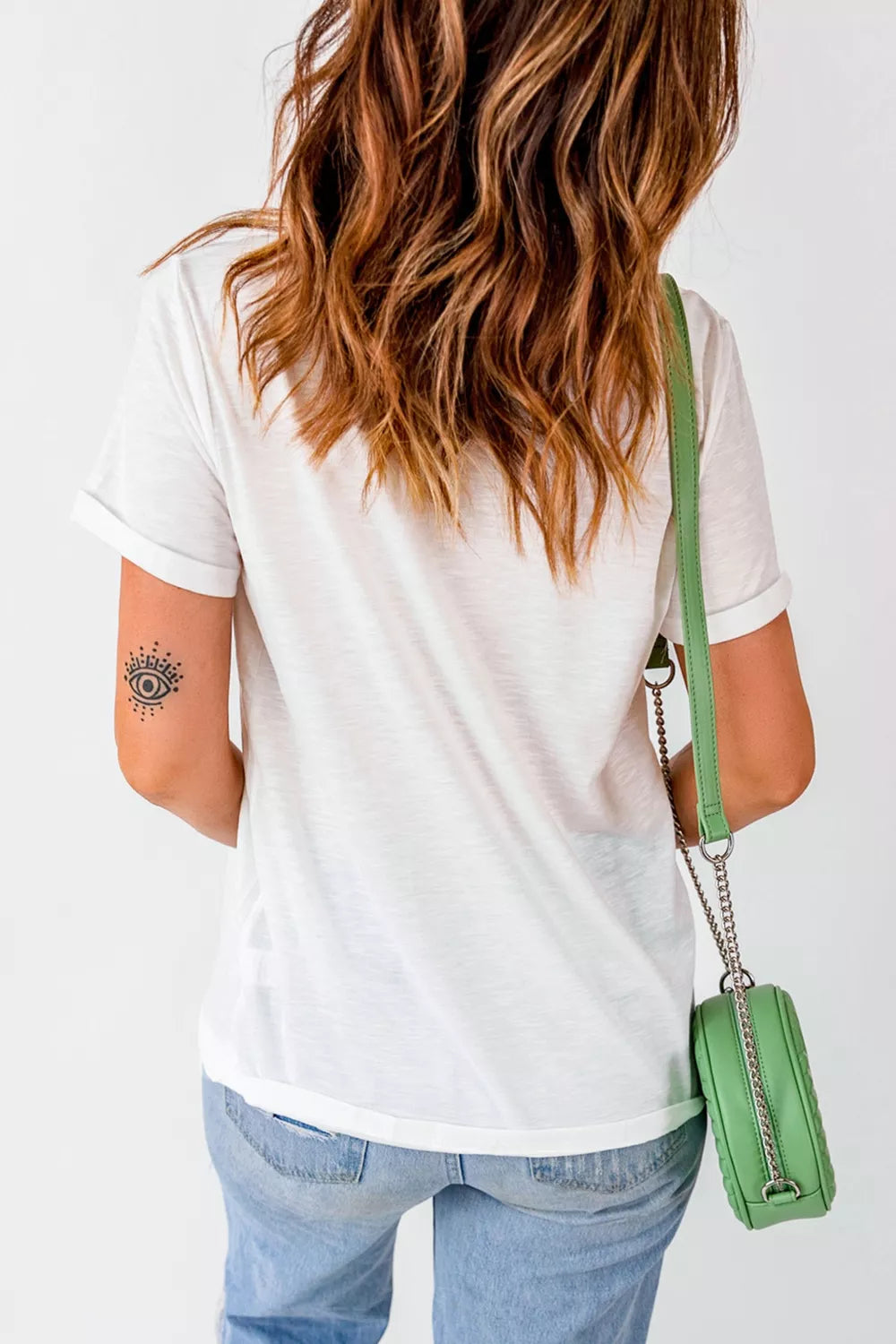 Full Size Unique Fish Graphic Casual Round Neck Tee Plus Size