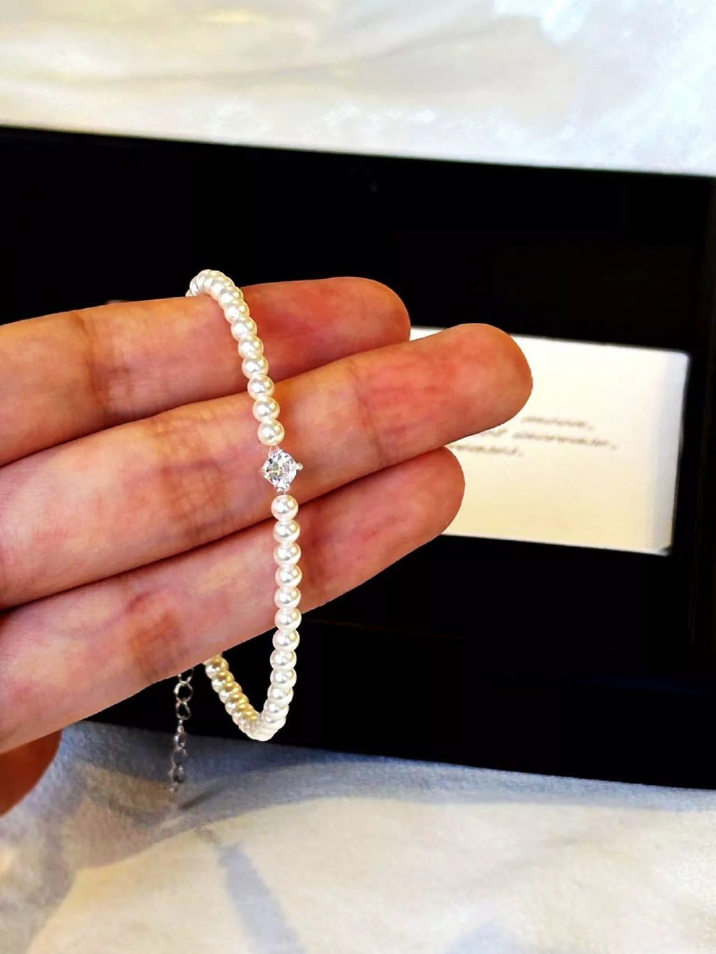 Adjustable Pearl Bracelet