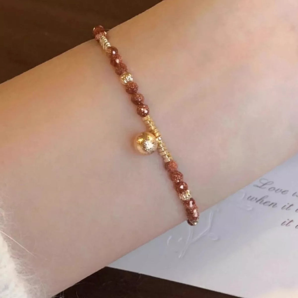 Lightweight Beaded Charm Bracelet
