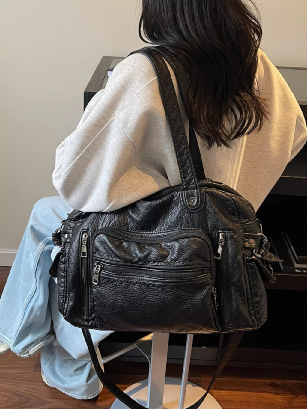 Multi Pocket Shoulder Bag
