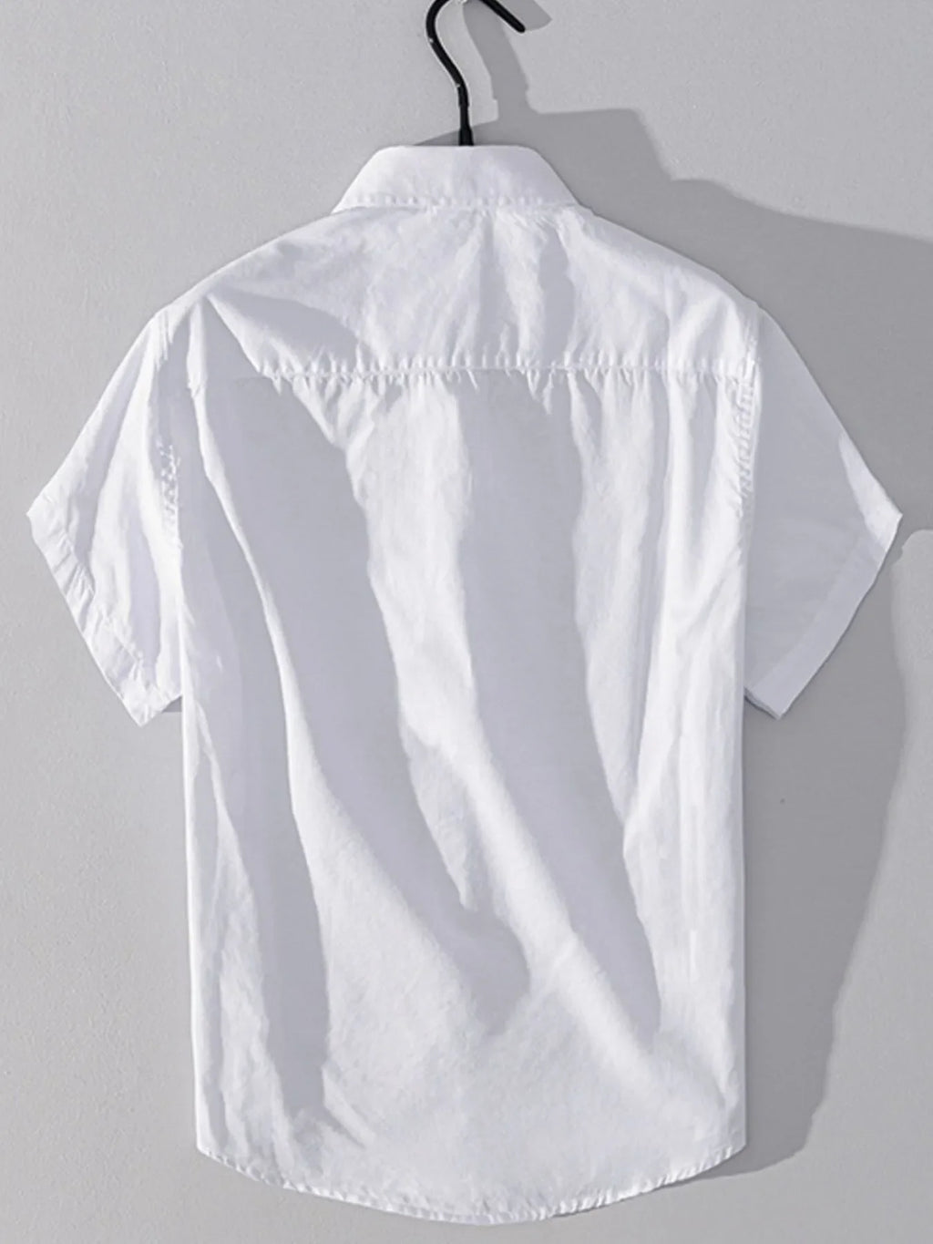 Men's Plus Size Button Up Short Sleeve Shirt