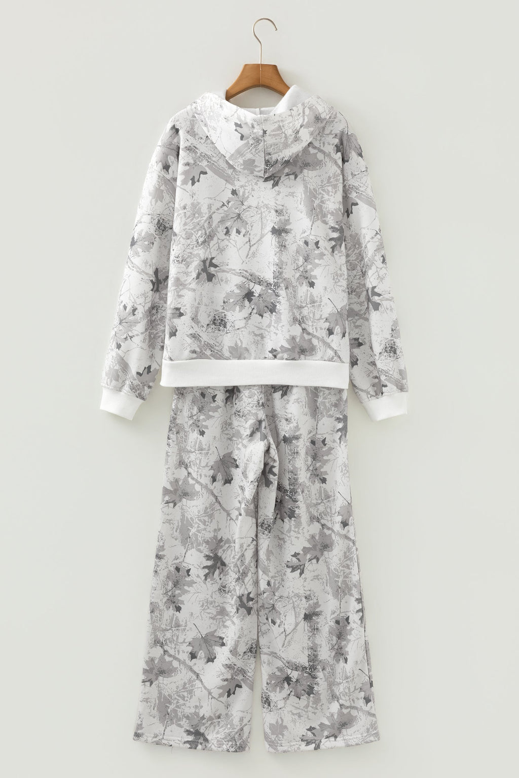 Woodland Camo Hoodie and Sweatpants Set