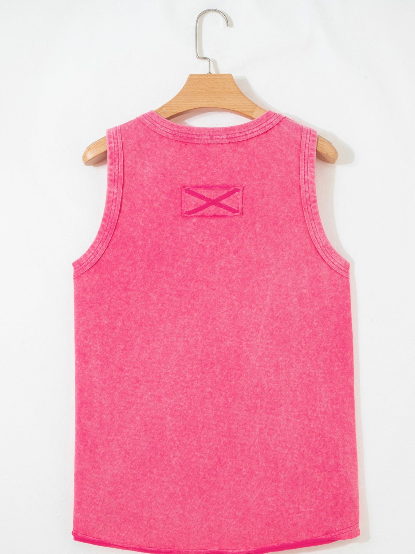 Mineral Wash V Neck Tank Top