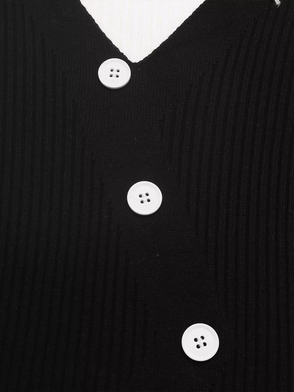 Color Block V-Neck Sweater