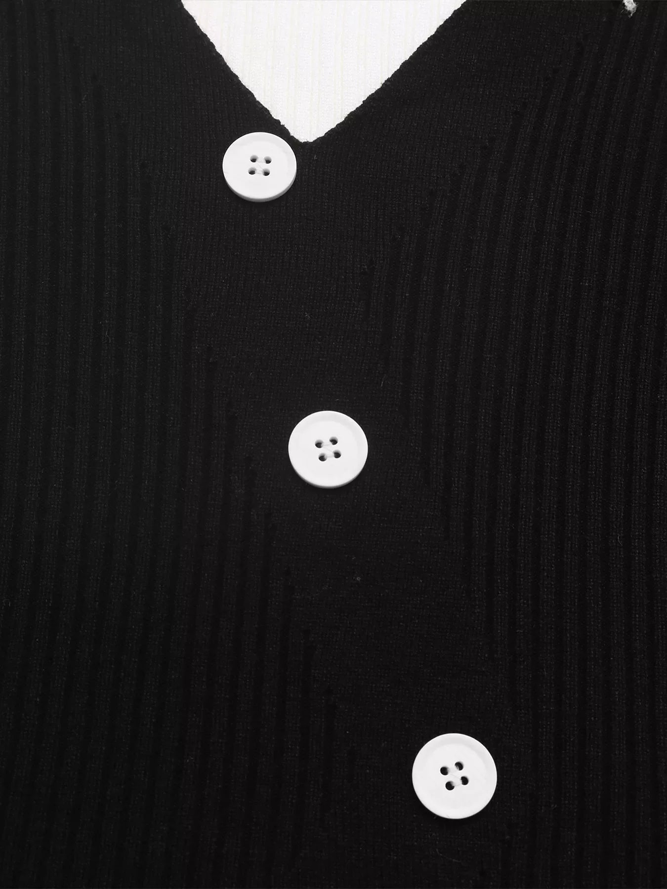 Color Block V-Neck Sweater