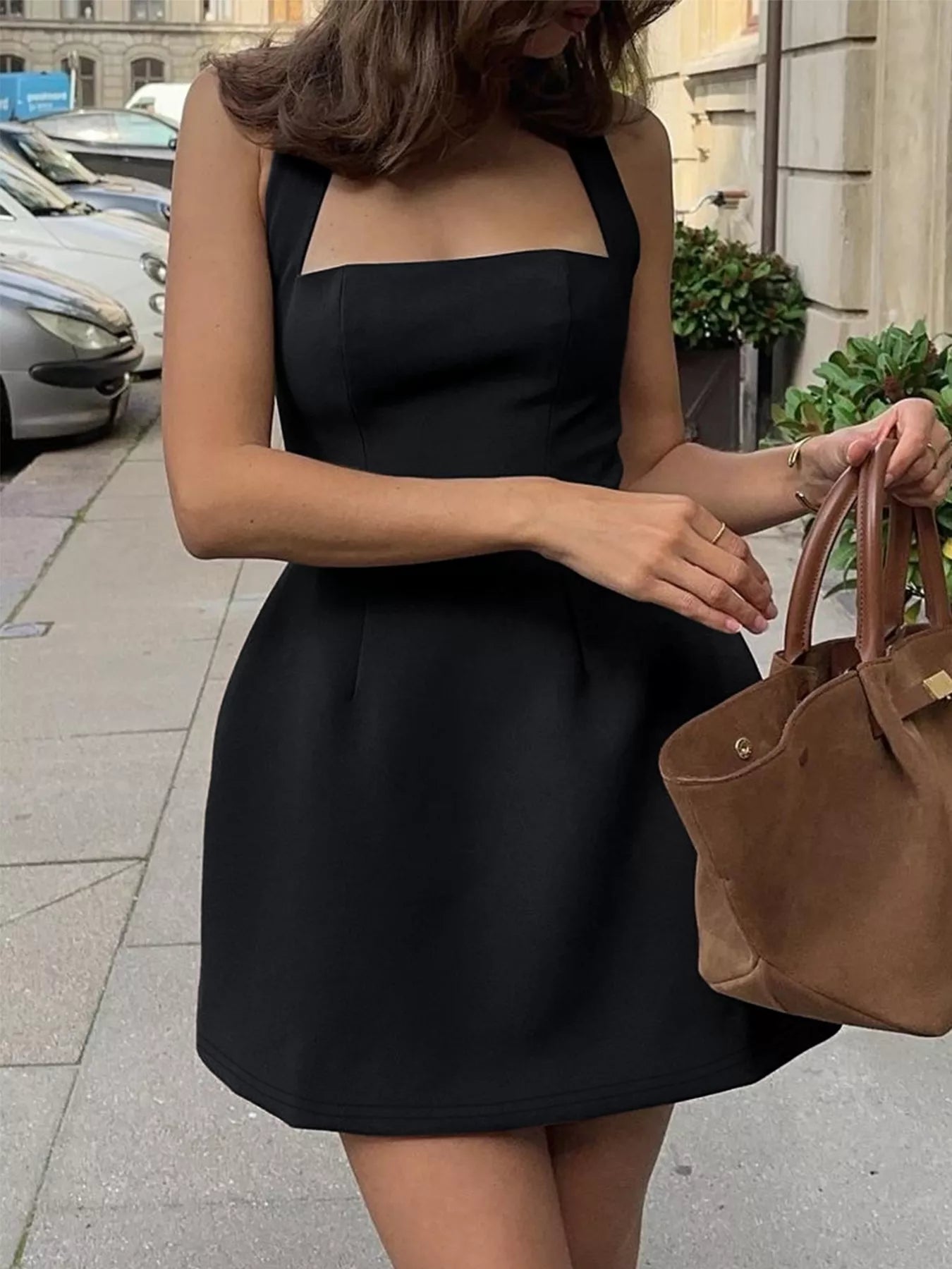 Plus Size Halter Neck Mini Dress