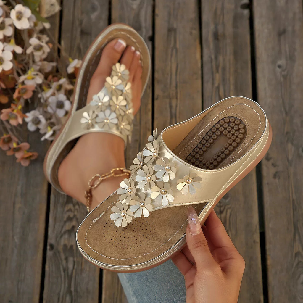 Toe Post Flats Sandals
