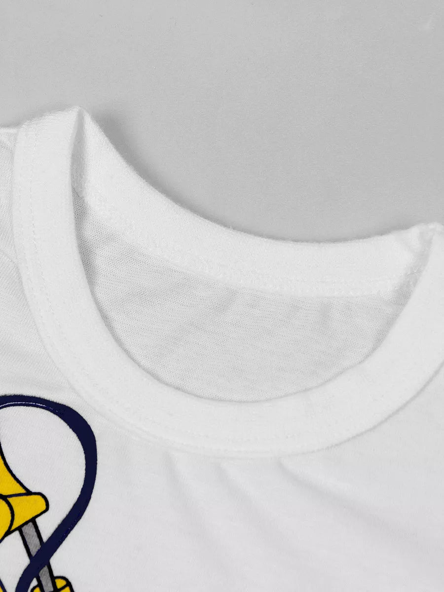 Children's Excavator Graphic Round Neck Tee