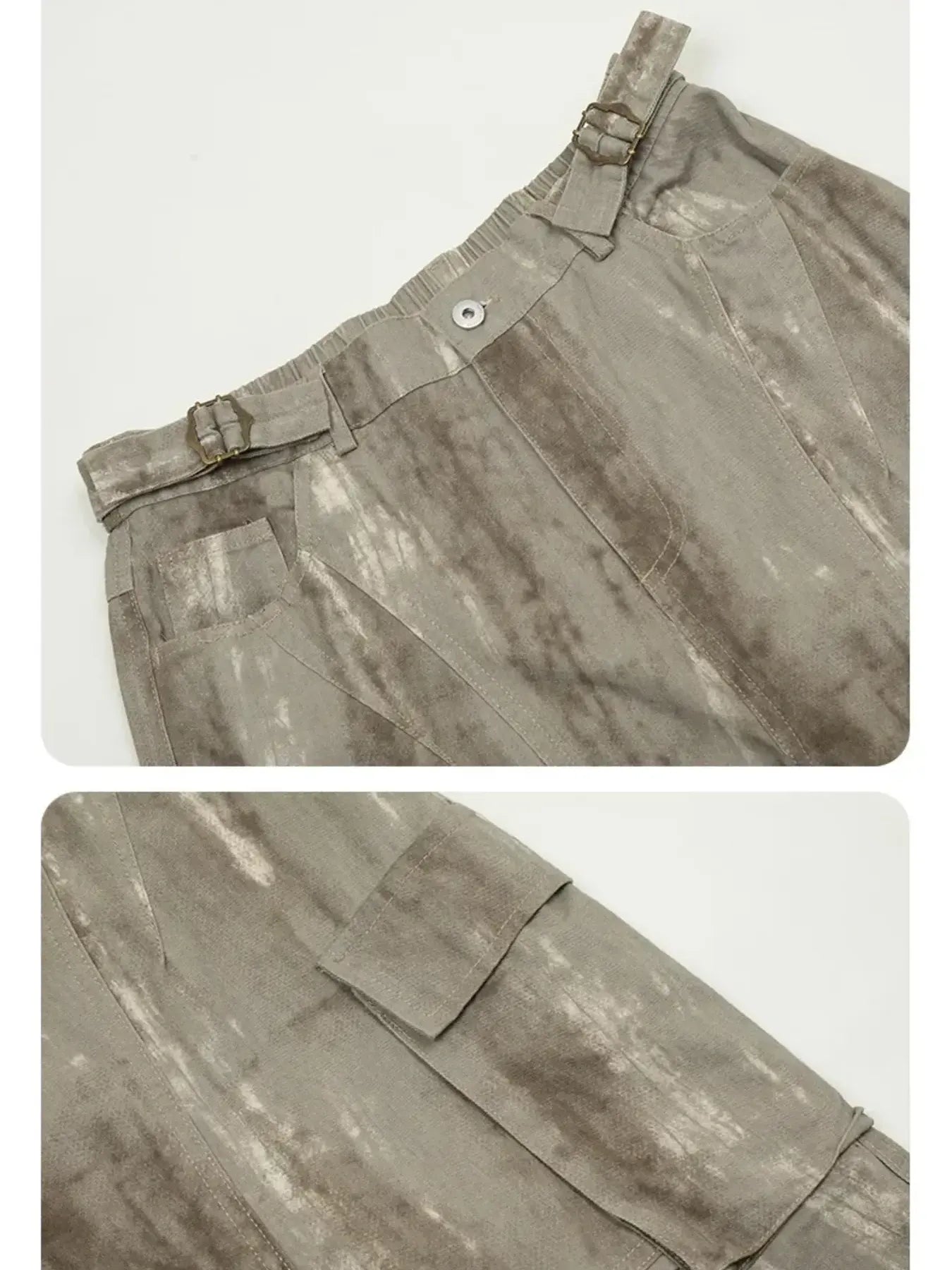 Men's Wide Leg Cargo Pants