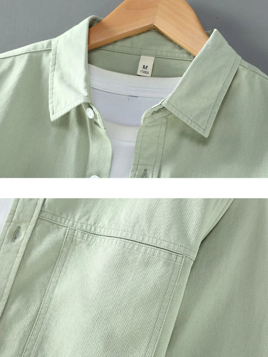Men's Plus Size Button Up Long Sleeve Shirt