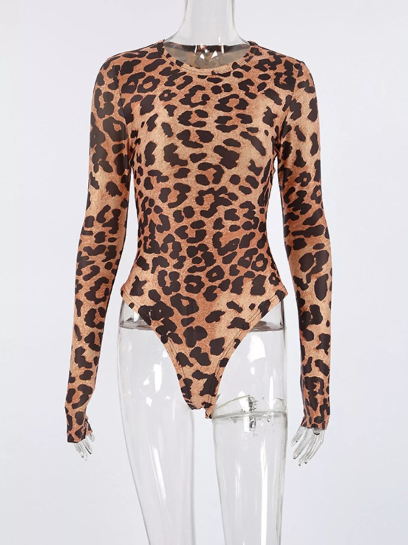 Leopard Long Sleeve Bodysuit