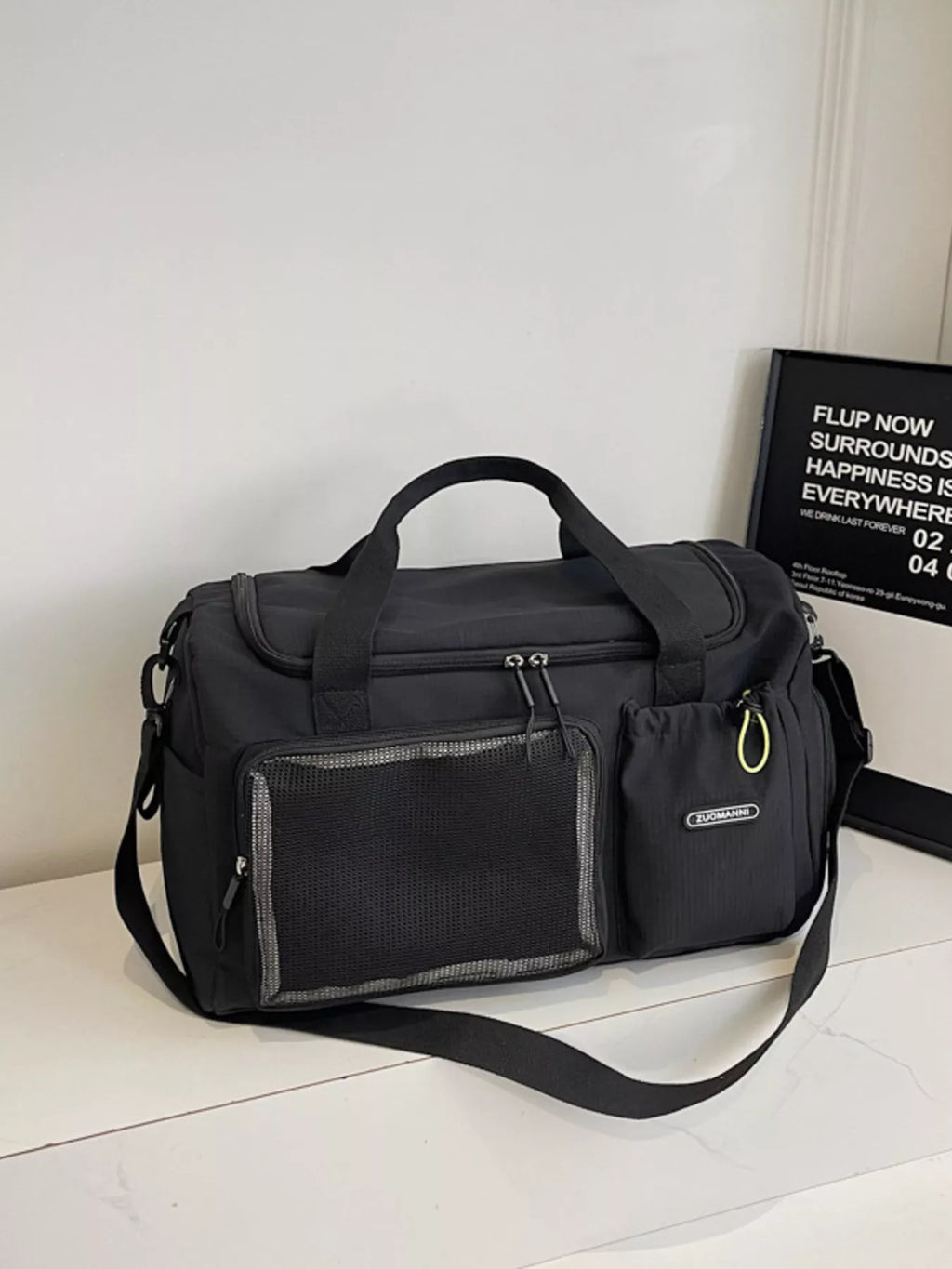 Drawstring Multi Pockets Travel Bag
