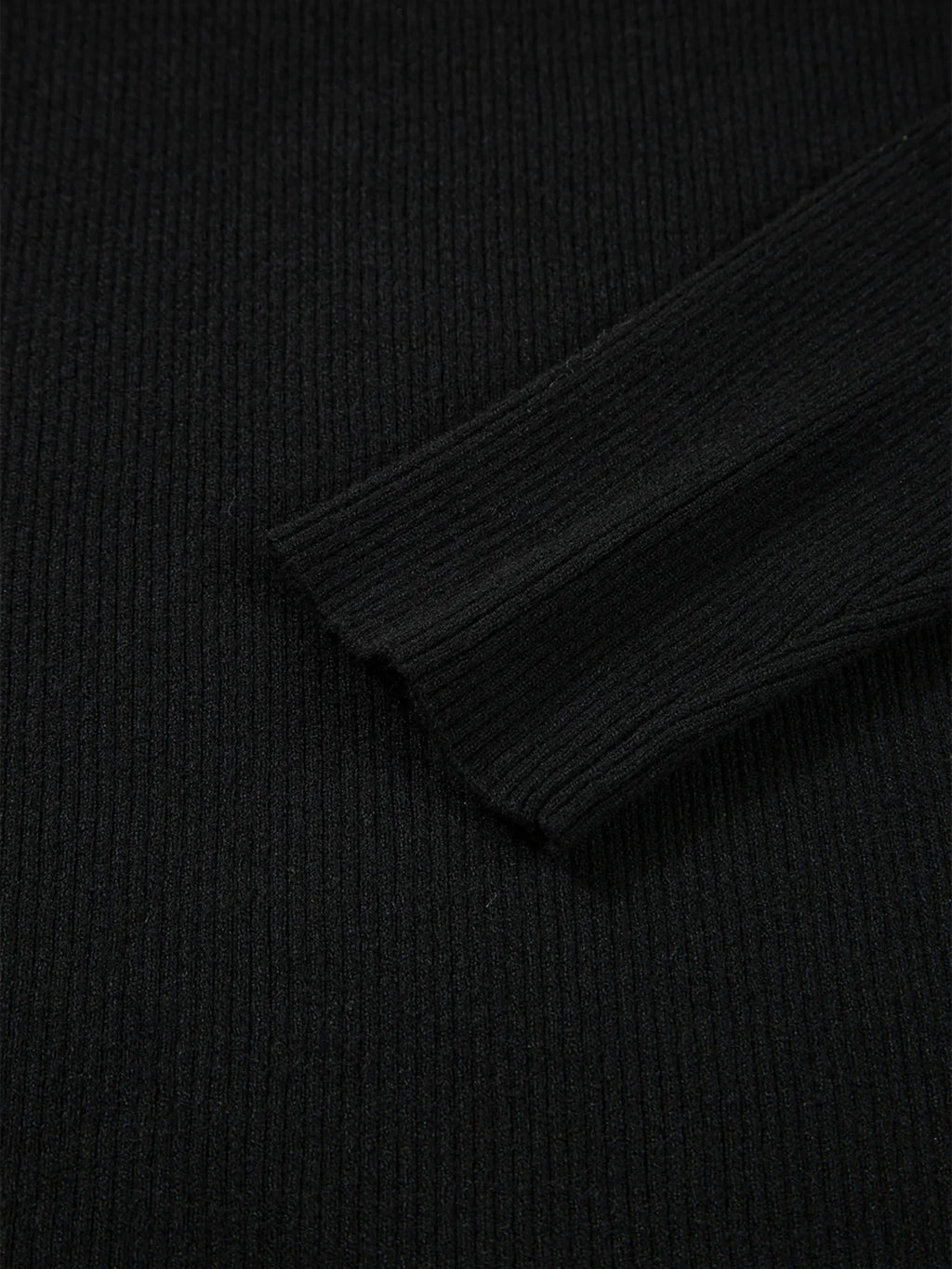 Ribbed Knit Cold Shoulder Sweater