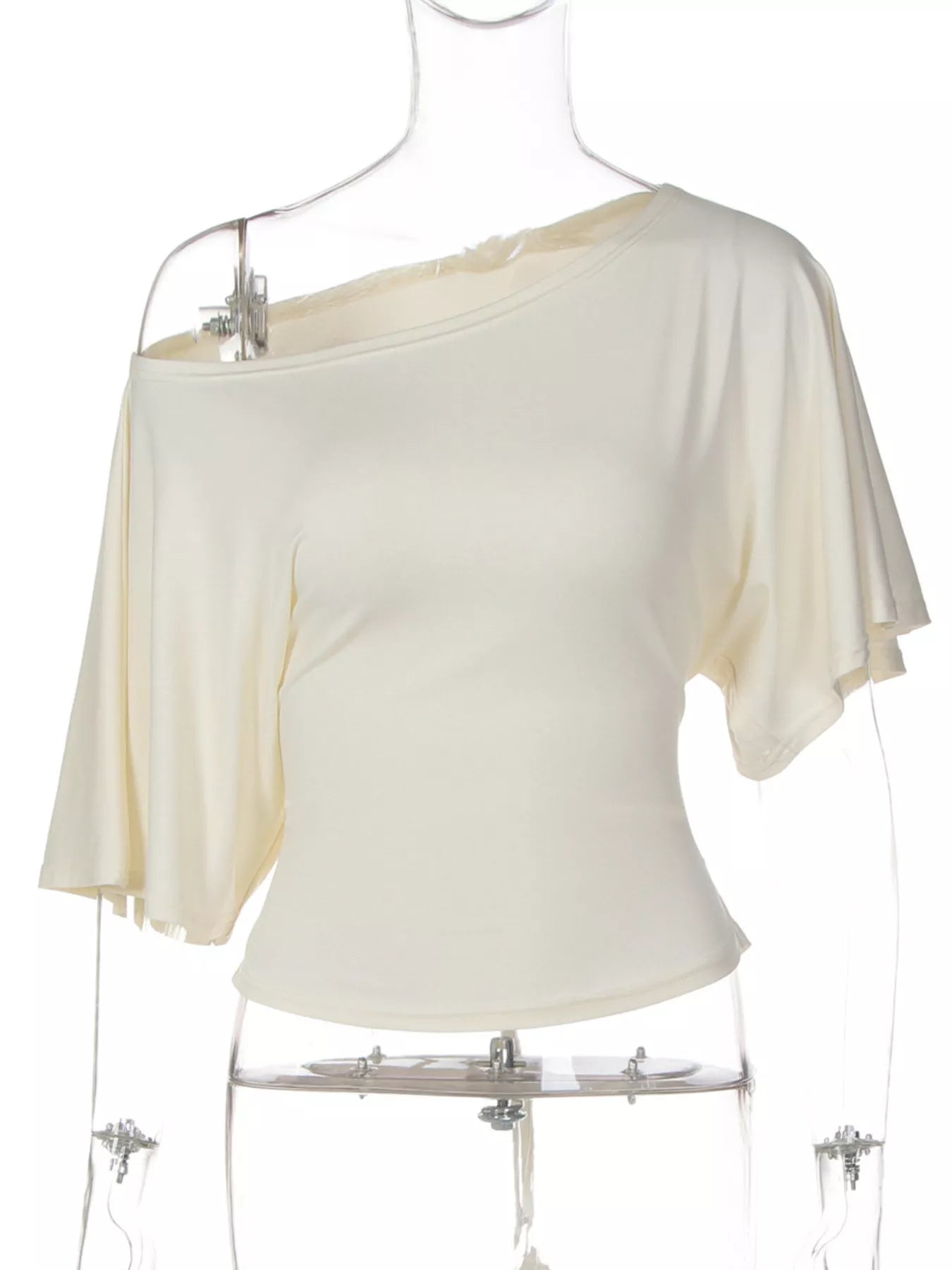 Boat Neck Short Sleeve T-Shirt