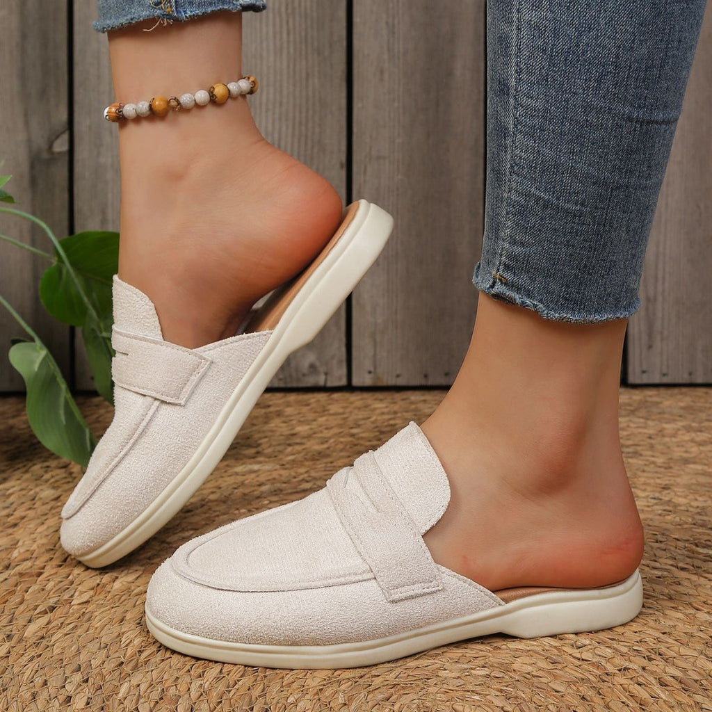 Round Toe Slip-Ons