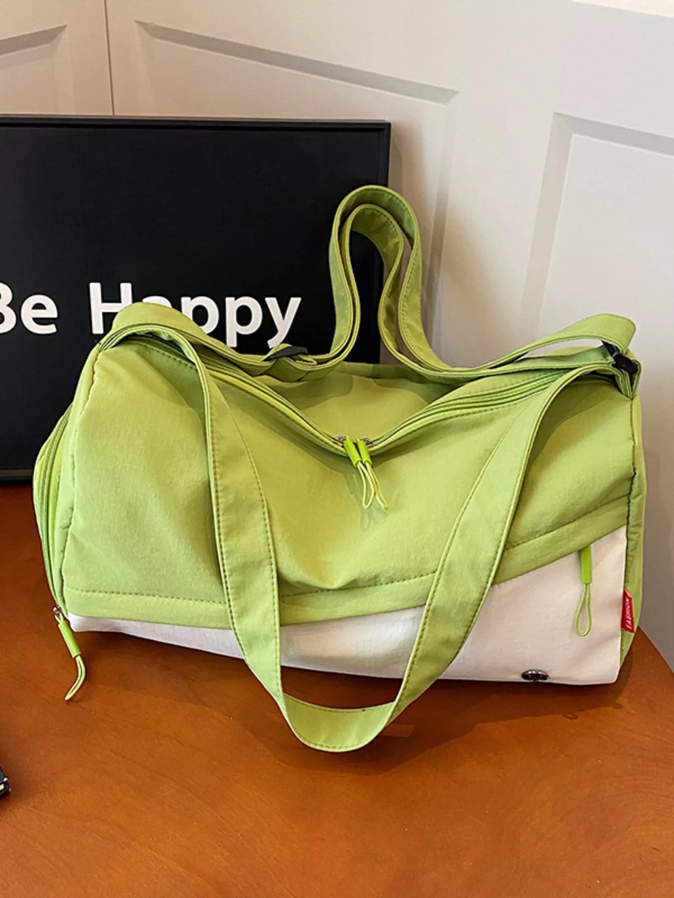 Color Block Travel Bag