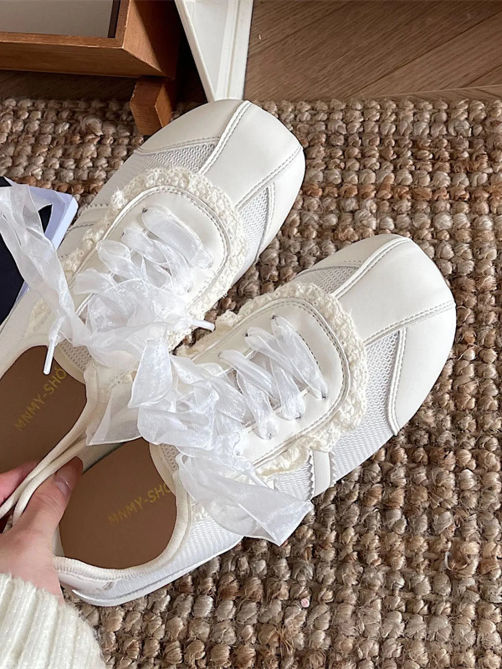 Round Toe Lace Up Sneakers