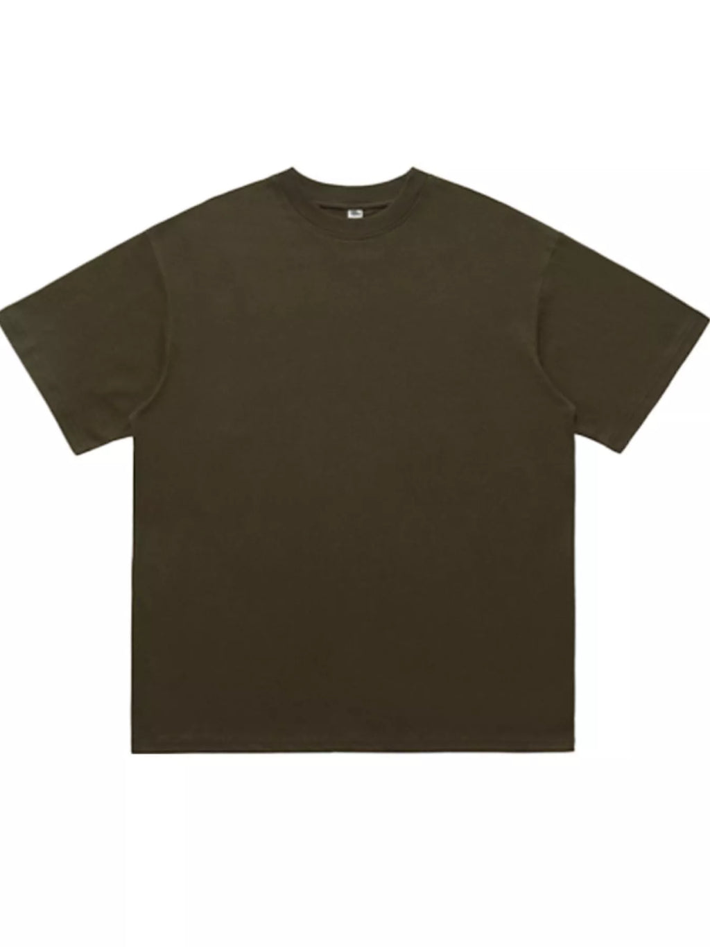 Men's Round Neck Oversized Cotton T-Shirt