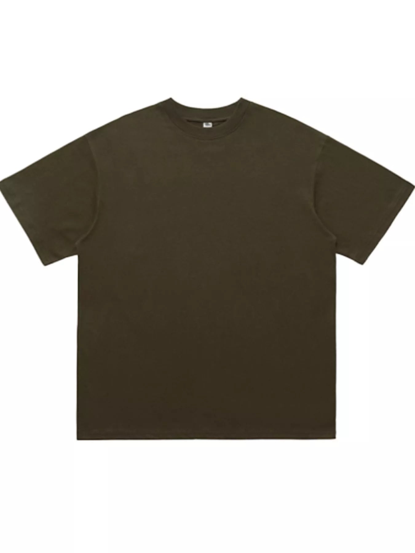 Men's Round Neck Oversized Cotton T-Shirt