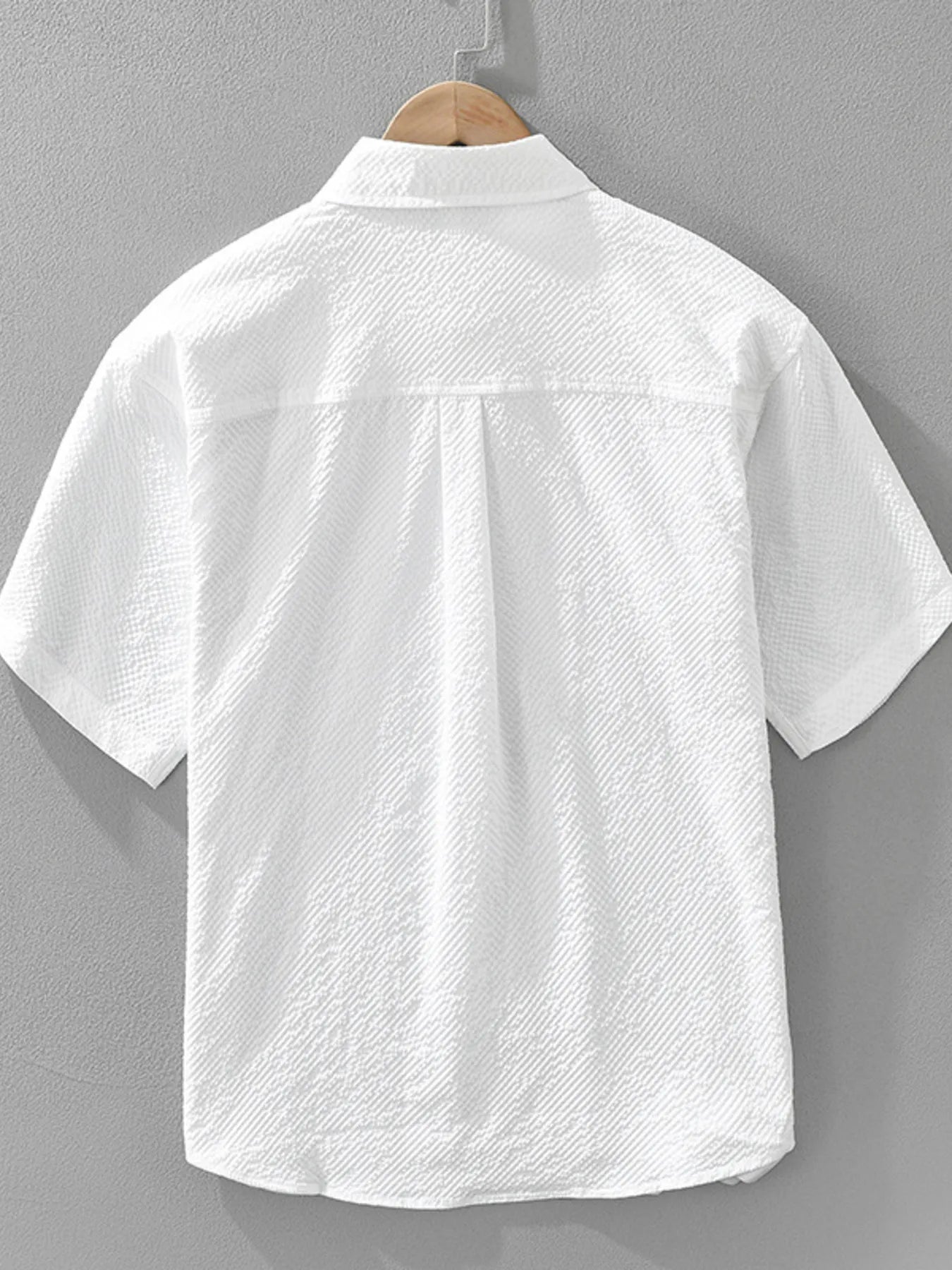 Men's Plus Size Button Up Short Sleeve Shirt