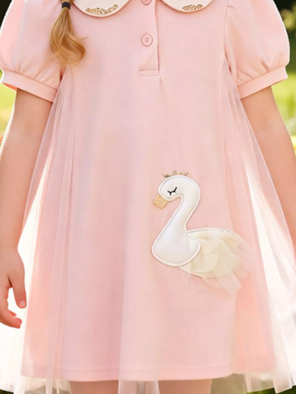 Children's Goose Short Sleeve Dress