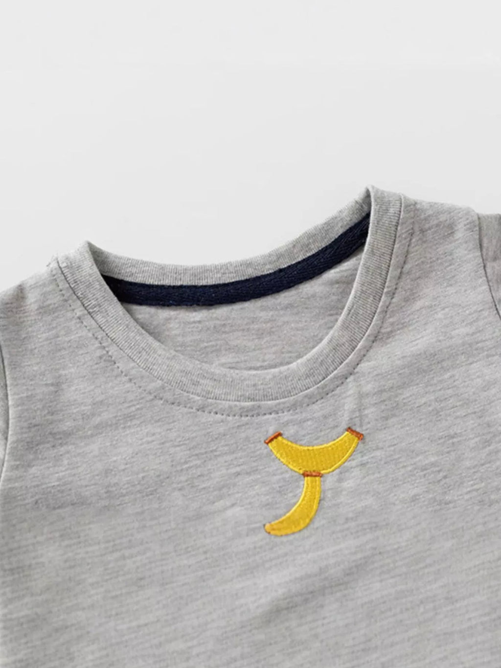 Children's Monkey & Banana Round Neck T-Shirt