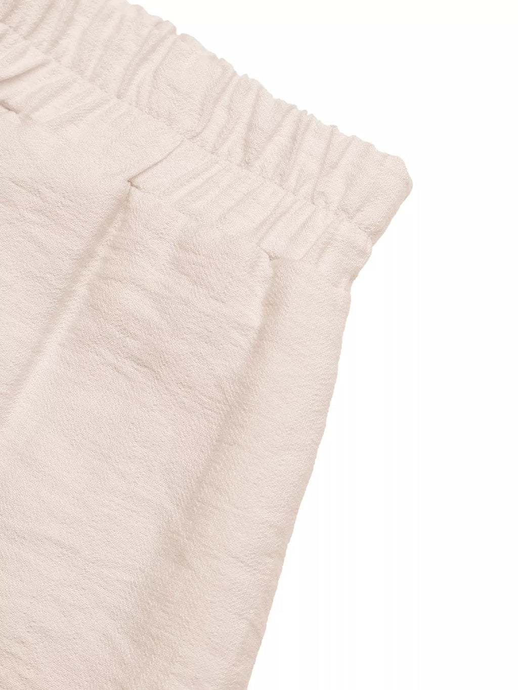 Shell Trim Elastic Waist Shorts
