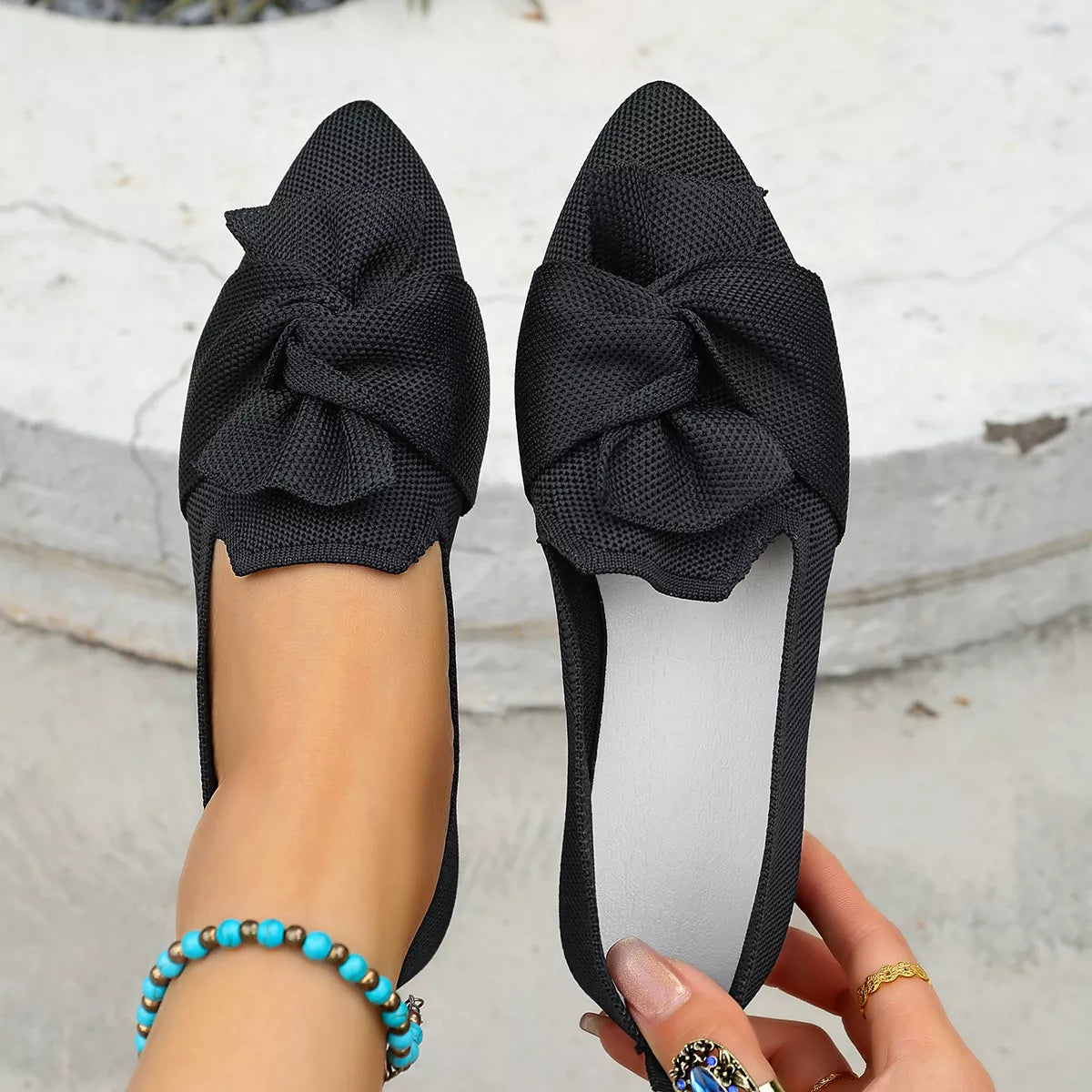 Point Toe Slip-Ons